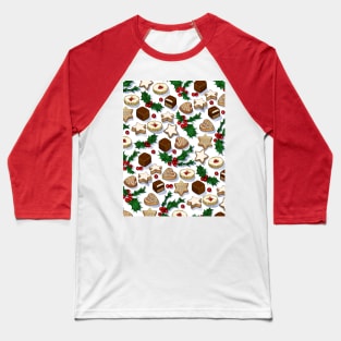 Christmas Treats and Cookies Baseball T-Shirt